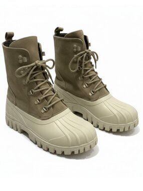 NEW STUTTERHEIM  Men’s Patrol Suede Combat Boots – Size 9 – Cap Toe – Lug Sole